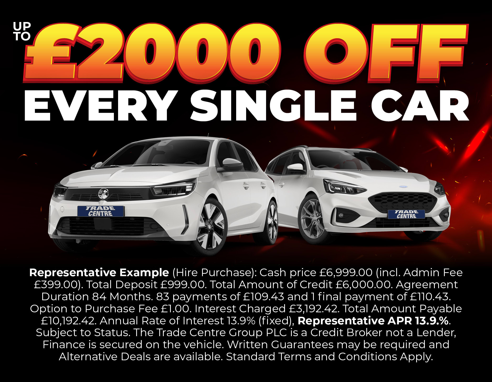 Trade Centre UK - Red Hot Sale - £2000 Off