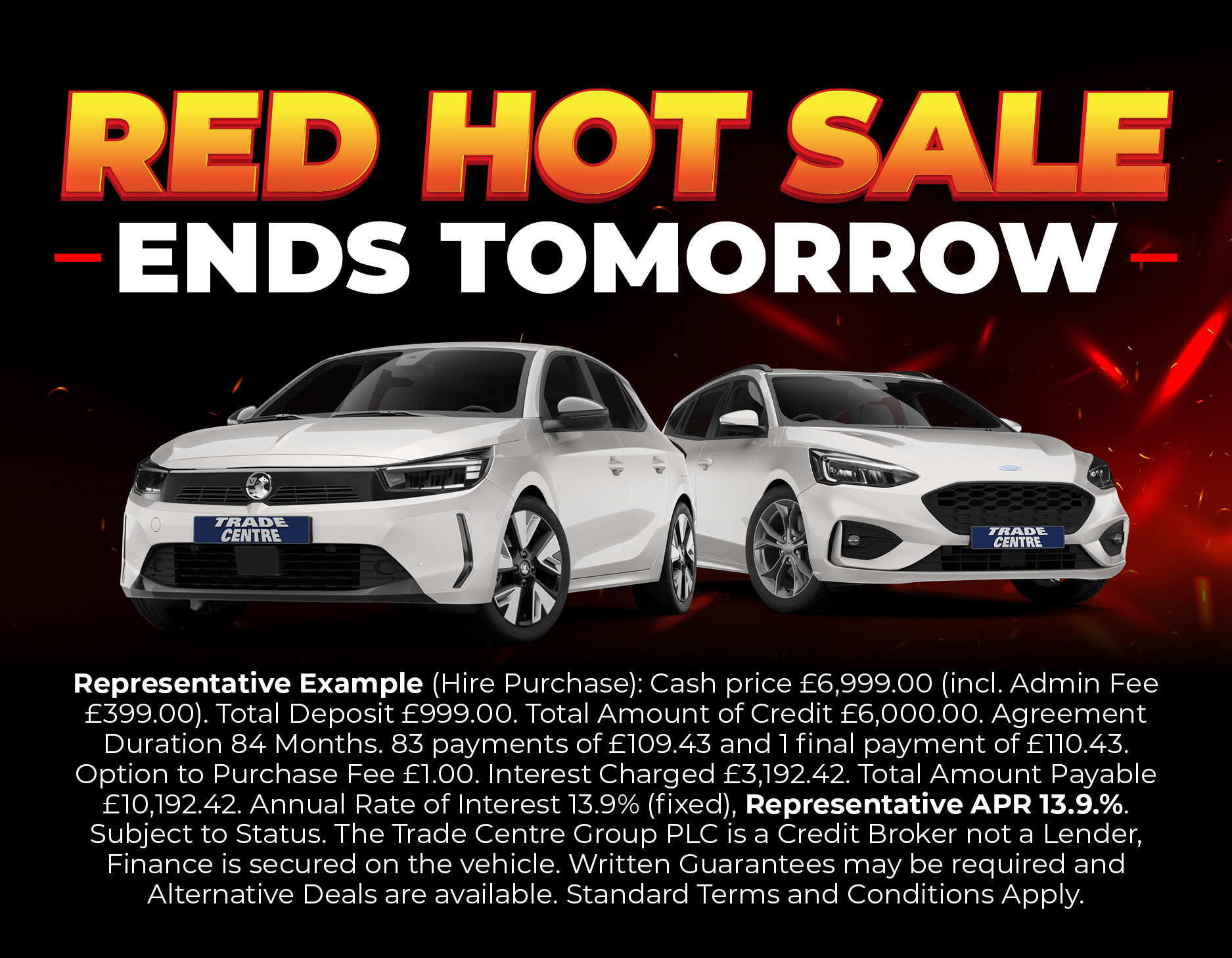 Trade Centre Wales - Red Hot Sale - £2000 Off